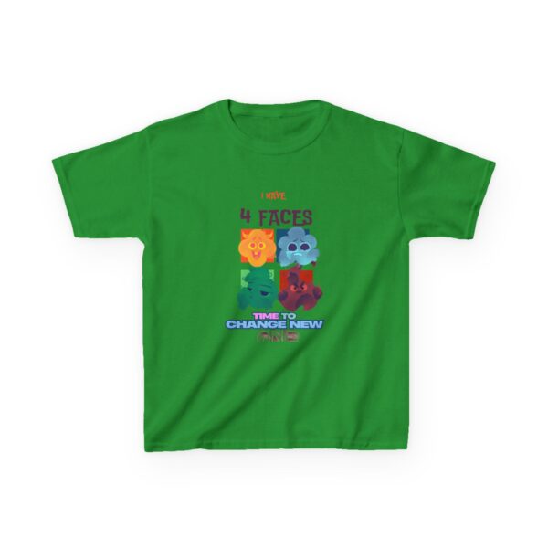 Kids 4 Faces Fun Tee - Change New One - Image 37