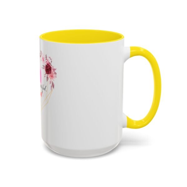 Mom Heart Accent Coffee Mug - Beautiful Floral Design - Image 78
