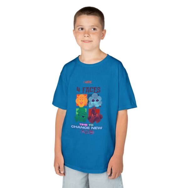 Kids 4 Faces Fun Tee - Change New One - Image 52