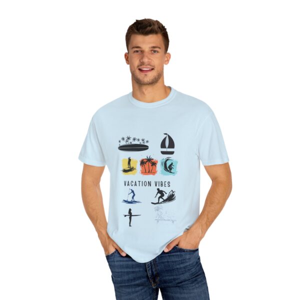 Vacation Vibes Unisex Garment-Dyed T-Shirt for Beach Lovers