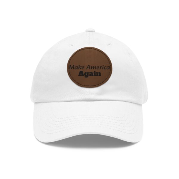 Hat with Leather Patch (Round) - Image 5