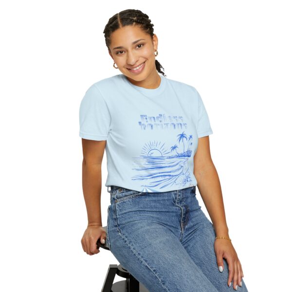 Endless Horizons Beach T-Shirt - Unisex Garment-Dyed Summer Tee - Image 35