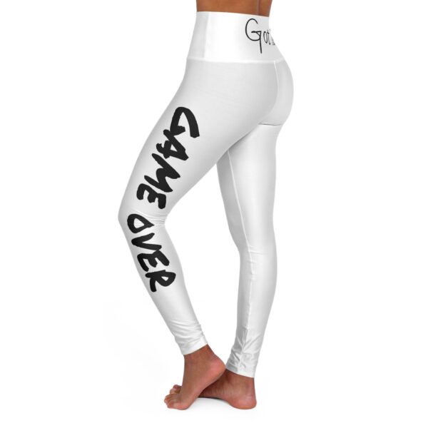 High Waisted Yoga Leggings (AOP) - Image 3