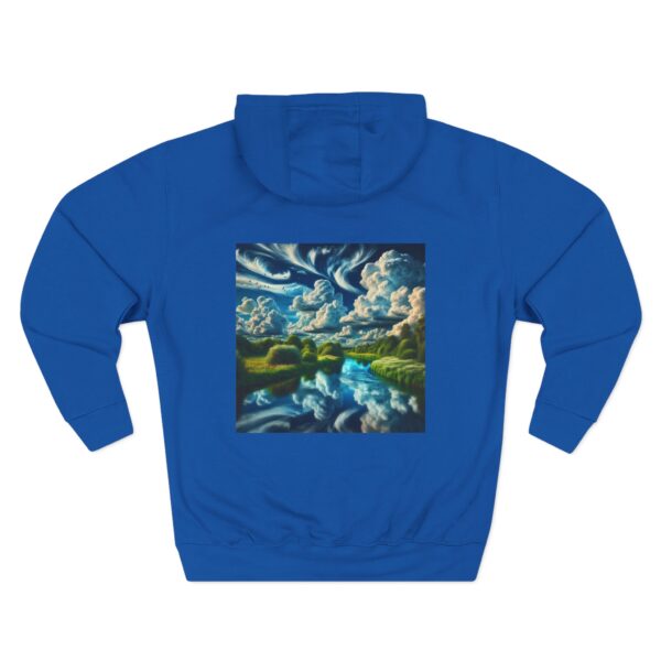 Three-Panel Fleece Hoodie - Image 2