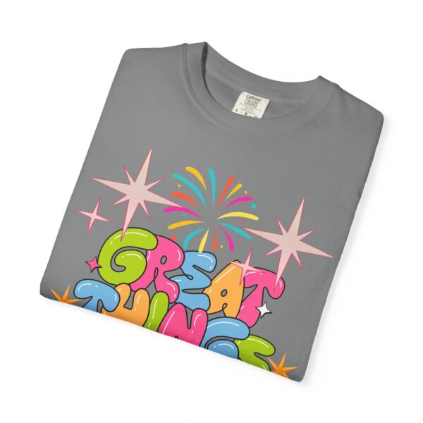Great Things Await Me T-Shirt | Positive Vibe Unisex Tee - Image 7