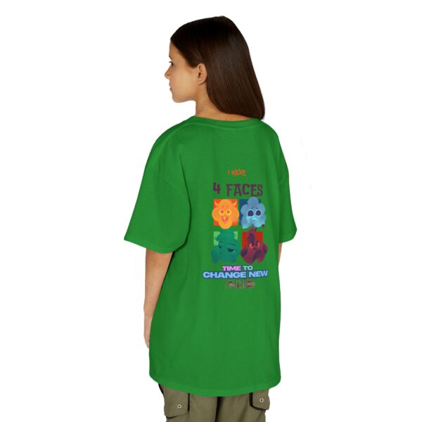 Kids 4 Faces Fun Tee - Change New One - Image 42