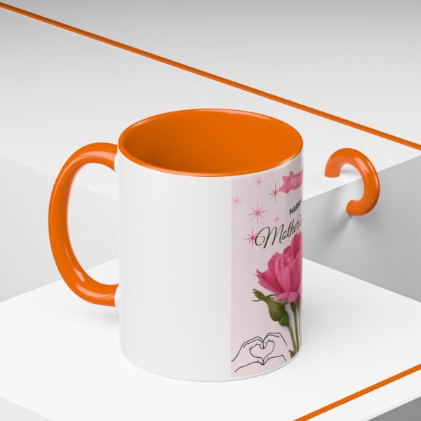 Happy Mother's Day Accent Coffee Mug - Pink Floral Design, 11oz & 15oz - Image 38