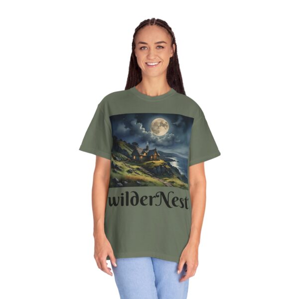 WilderNest Cottage Moonlight T-Shirt - Unisex Garment-Dyed Tee for Nature Lovers - Image 32