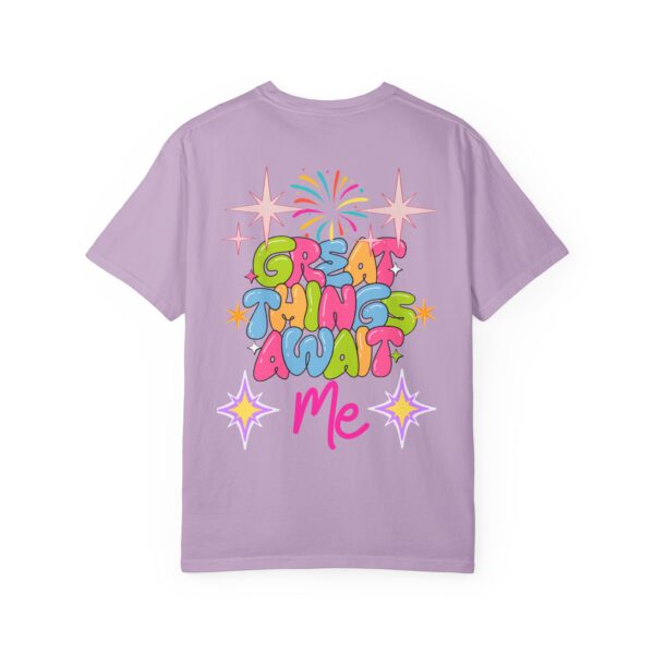 Great Things Await Me T-Shirt | Positive Vibe Unisex Tee - Image 22