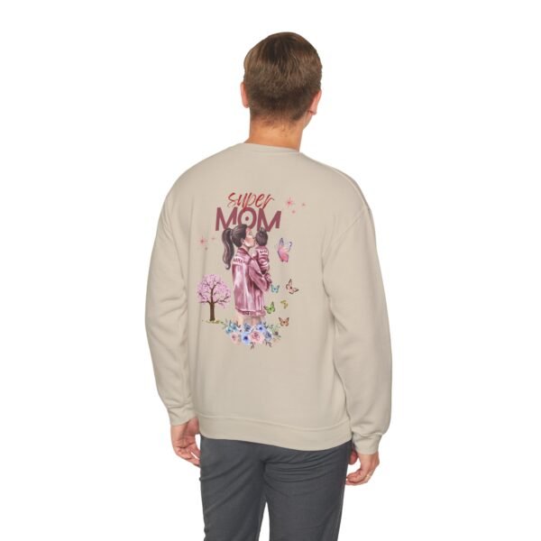 Super Mom Crewneck Sweatshirt - Gift for Mother's Day, Cozy Gift for Moms - Image 14