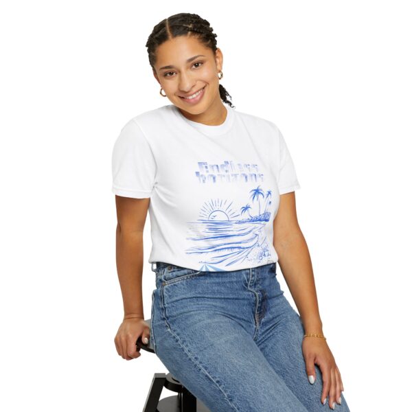 Endless Horizons Beach T-Shirt - Unisex Garment-Dyed Summer Tee - Image 8