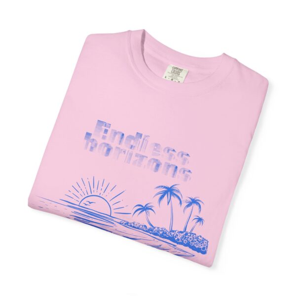 Endless Horizons Beach T-Shirt - Unisex Garment-Dyed Summer Tee - Image 39