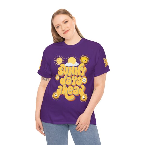 Sunny Days Ahead Unisex Heavy Cotton Tee - Fun Sun Graphic T-Shirt - Image 95