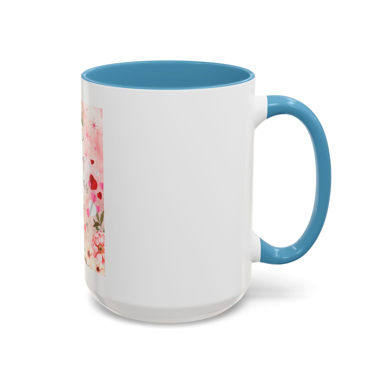 Happy Mother's Day Accent Coffee Mug - Floral Design, 11 & 15oz - Image 38