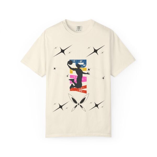 Unisex Garment-Dyed T-Shirt - Vibrant Athletic Design with Stars - Image 10