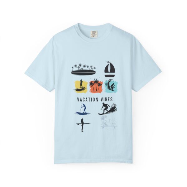 Vacation Vibes Unisex Garment-Dyed T-Shirt for Beach Lovers - Image 2