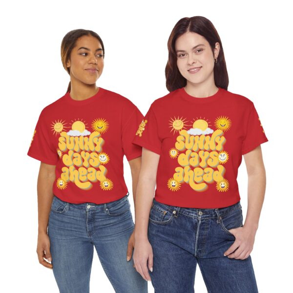 Sunny Days Ahead Unisex Heavy Cotton Tee - Fun Sun Graphic T-Shirt - Image 139
