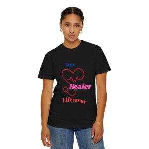 Healer Doc Unisex Garment-Dyed T-shirt - Perfect Gift for Medical Professionals