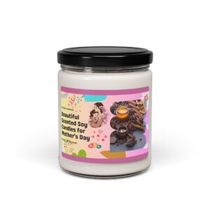 Beautiful Scented Soy Candle for Mother's Day - 9oz Fragrance Gift