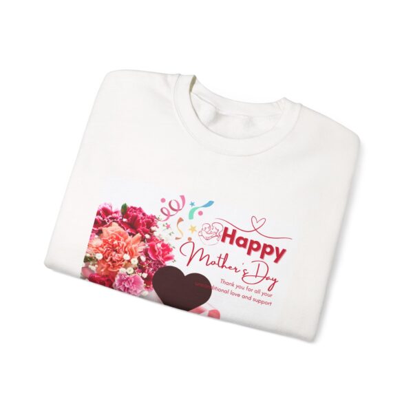 Happy Mother's Day Crewneck Sweatshirt - Floral Design, Gift for Moms - Image 4