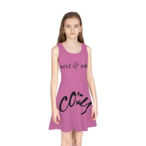Girls' Sleeveless Sundress (AOP)