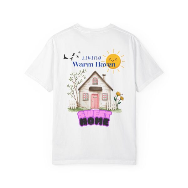 Cozy Home Vibes T-Shirt - "Living Warm Haven" Design - Image 3