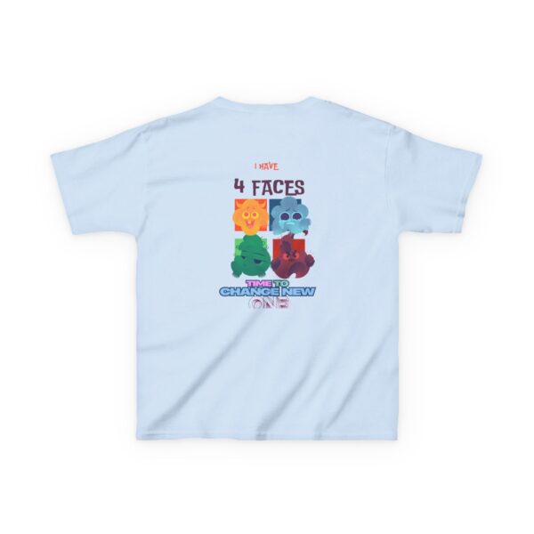 Kids 4 Faces Fun Tee - Change New One - Image 3
