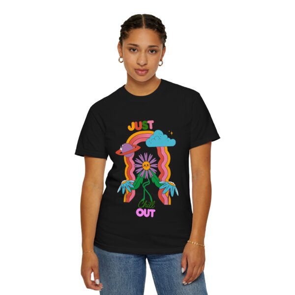 Chill Out Graphic T-Shirt - Unisex Garment-Dyed Tee - Image 33
