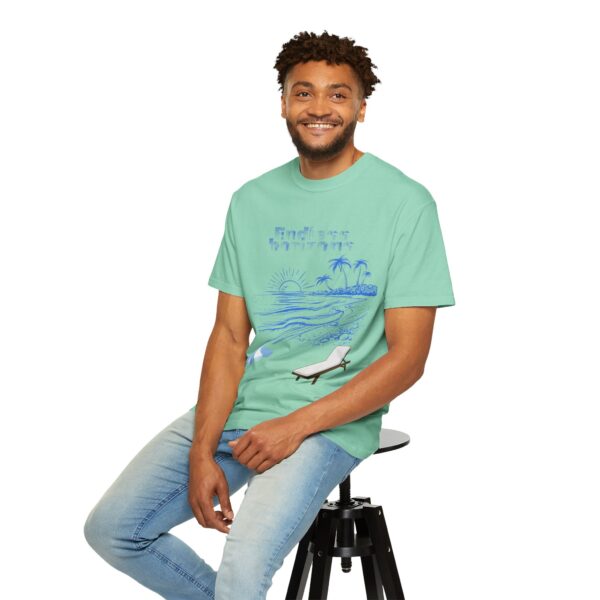 Endless Horizons Beach T-Shirt - Unisex Garment-Dyed Summer Tee - Image 27