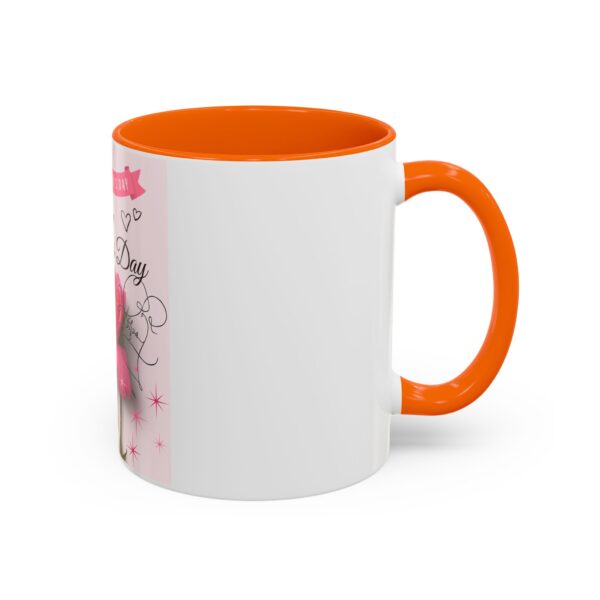 Happy Mother's Day Accent Coffee Mug - Pink Floral Design, 11oz & 15oz - Image 35