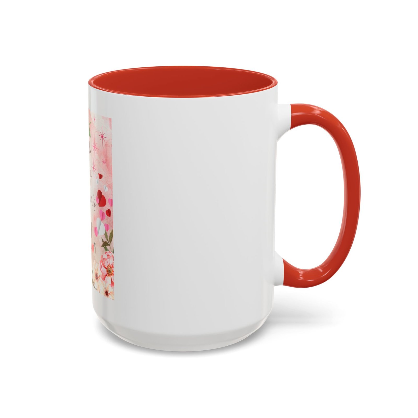 Happy Mother's Day Accent Coffee Mug - Floral Design, 11 & 15oz - Image 30