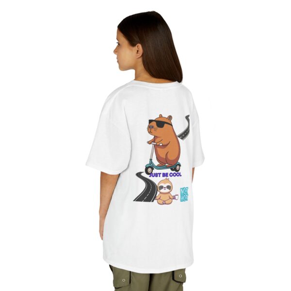 Cool Bear Kids Heavy Cotton Tee - Just Be Cool Graphic T-Shirt - Image 7
