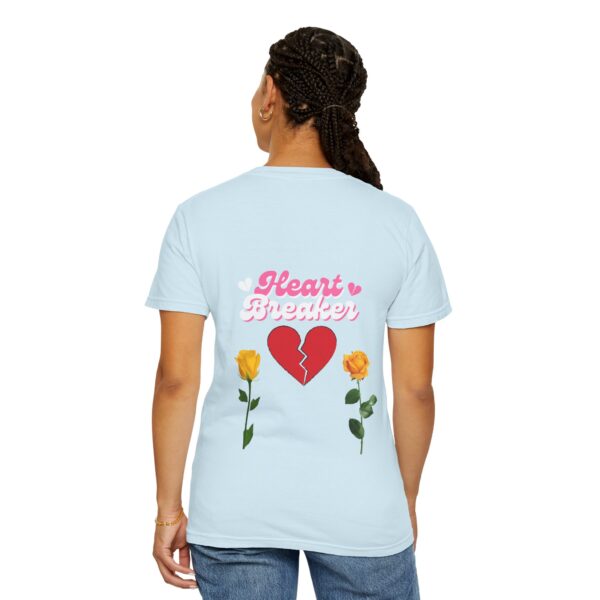 Heartbreaker Unisex Garment-Dyed T-Shirt with Floral Design - Image 89