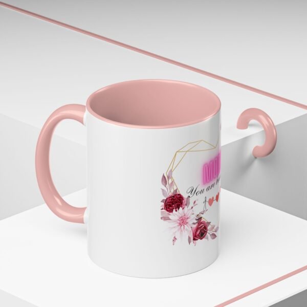 Mom Heart Accent Coffee Mug - Beautiful Floral Design - Image 18
