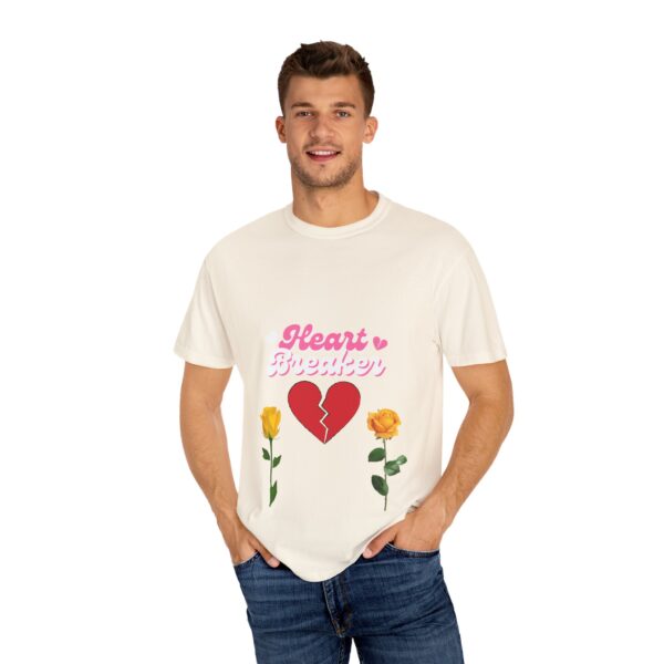Heartbreaker Unisex Garment-Dyed T-Shirt with Floral Design - Image 32