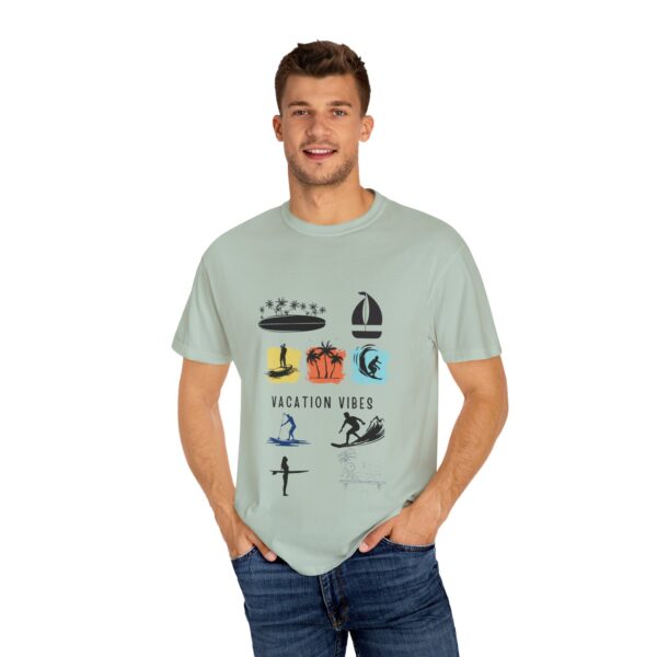 Vacation Vibes Unisex Garment-Dyed T-Shirt for Beach Lovers - Image 36