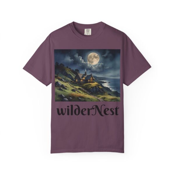 WilderNest Cottage Moonlight T-Shirt - Unisex Garment-Dyed Tee for Nature Lovers - Image 54