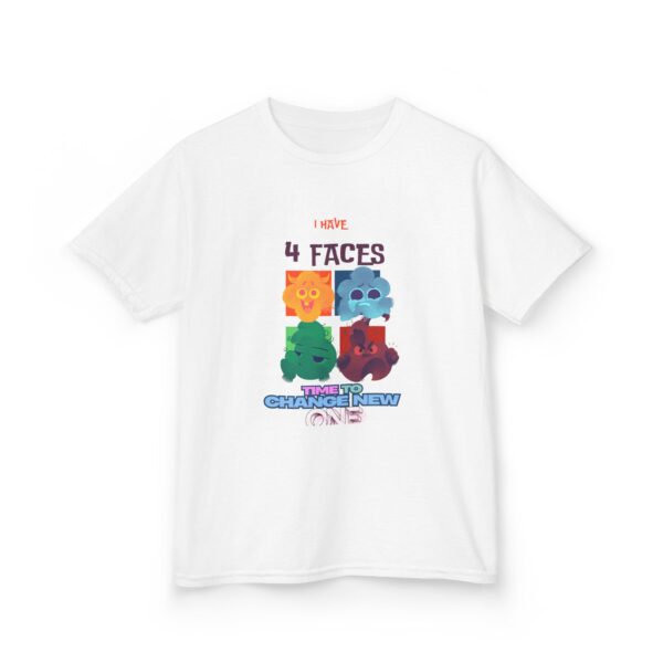Kids 4 Faces Fun Tee - Change New One - Image 12