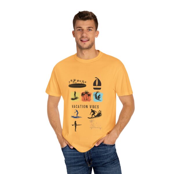 Vacation Vibes Unisex Garment-Dyed T-Shirt for Beach Lovers - Image 84
