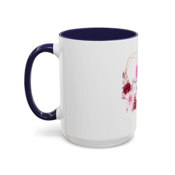 Mom Heart Accent Coffee Mug - Beautiful Floral Design - Image 31