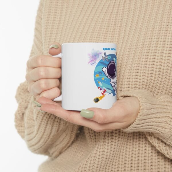 Space Coffee Ceramic Mug - Perfect Gift for Astronaut Lovers and Space Enthusiasts - Image 6