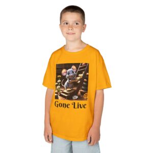 Kids Mouse-Themed Tee - 'Gone Live' & 'Mousify' Design