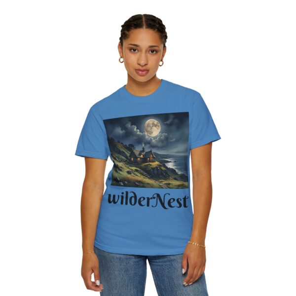 WilderNest Cottage Moonlight T-Shirt - Unisex Garment-Dyed Tee for Nature Lovers - Image 41