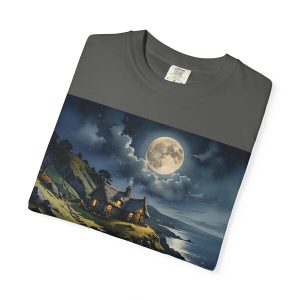 WilderNest Cottage Moonlight T-Shirt - Unisex Garment-Dyed Tee for Nature Lovers - Image 12