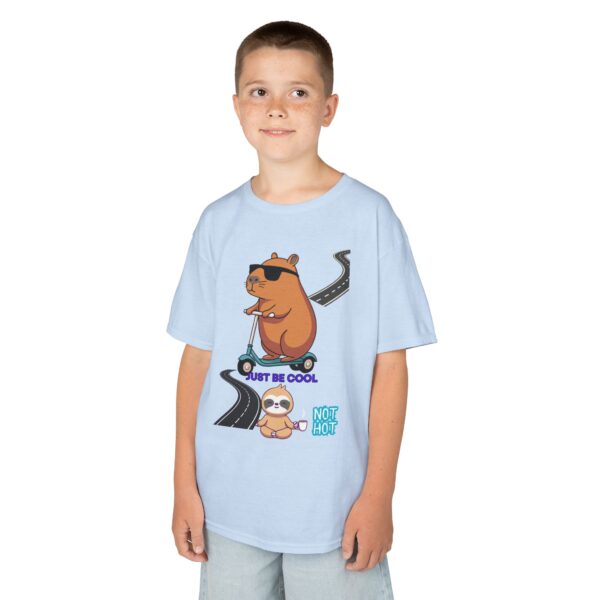 Cool Bear Kids Heavy Cotton Tee - Just Be Cool Graphic T-Shirt - Image 25