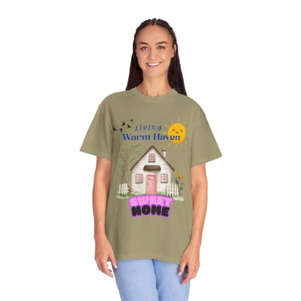 Cozy Home Vibes T-Shirt - "Living Warm Haven" Design - Image 14