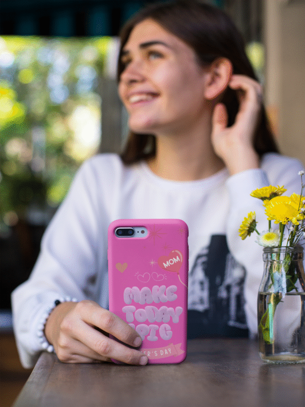Colorful Mother's Day Phone Case - 'Make Today Epic' Design for Moms