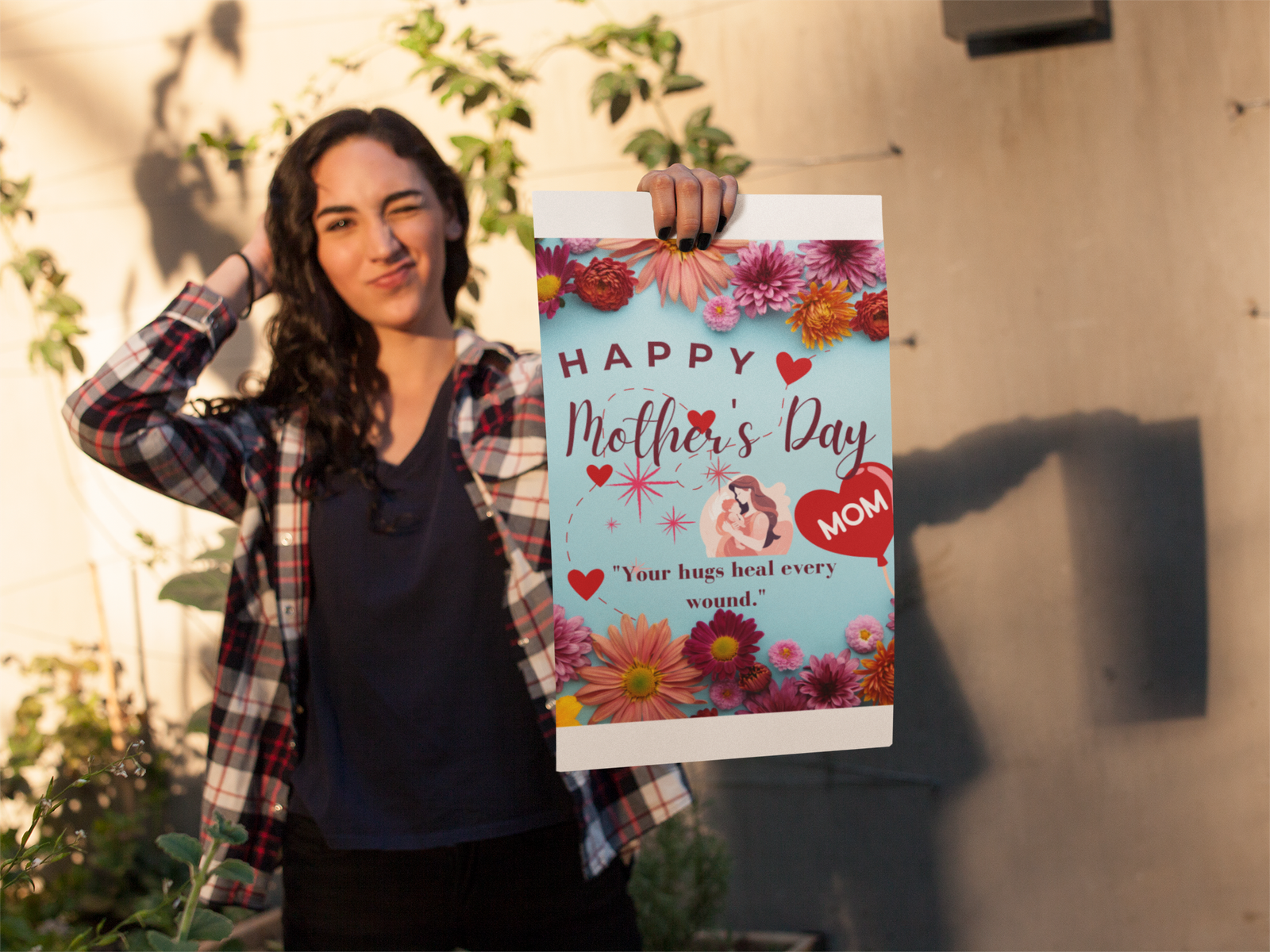 Happy Mother's Day Rolled Posters - Heartfelt Gifts for Mom