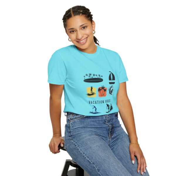 Vacation Vibes Unisex Garment-Dyed T-Shirt for Beach Lovers - Image 56