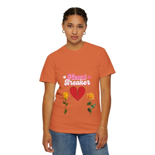 Heartbreaker Unisex Garment-Dyed T-Shirt with Floral Design - Image 55